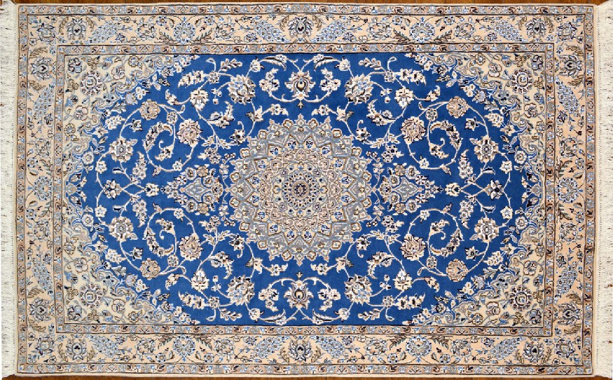 ペルシャ絨毯 ナイン 新品 207x141 ウール Persia Naein persian-rug-nain-51351-01.webp